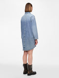 Jurken Pcrene Ls Denim Dress van Pieces