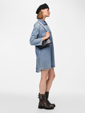 Jurken Pcrene Ls Denim Dress van Pieces