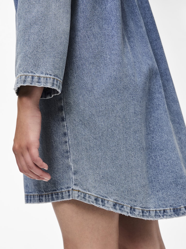 Jurken Pcrene Ls Denim Dress van Pieces