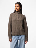 Pulls - Pcmira Ls Half Zip Knit van Pieces