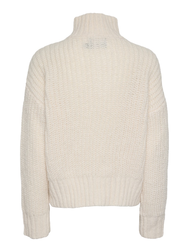 Pulls - Pcmira Ls Half Zip Knit van Pieces