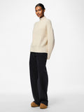 Pulls - Pcmira Ls Half Zip Knit van Pieces