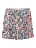 Rokken - Pcnaina Mw Short Sequins Skirt D2D van Pieces