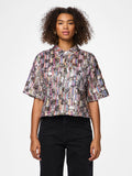 Shirts - Pcnaina 2/4 Short Sequins Shirt Wvn D2D van Pieces