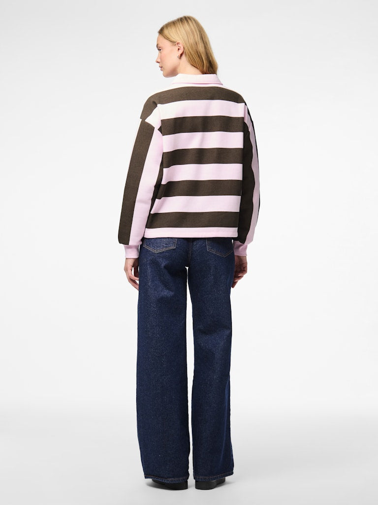 Pulls - Pcfilucca Ls Loose Polo Shirt D2D van Pieces