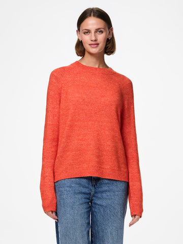 Pulls Pcjuliana Ls O-Neck Knit Noos van Pieces