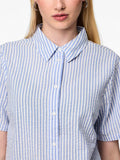 Hydrangea Cloud dancer Tops - Pcsally Ss Shirt Noos van Pieces