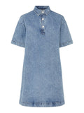 Jurken - Pckenya Ss A-Shape Denim Dress Noos - SS25 van Pieces