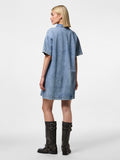 Jurken - Pckenya Ss A-Shape Denim Dress Noos - SS25 van Pieces