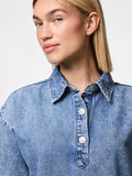 Jurken - Pckenya Ss A-Shape Denim Dress Noos - SS25 van Pieces