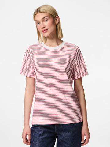 T-shirts - Pcria Ss Fold Up Tee Stripes Jrs Noos van Pieces