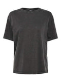 Black WASHED T-shirts - Pceloise Ss Washed Tee Noos - SS25 van Pieces