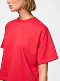 Poppy Red Tops - Pcchilli Summer 2/4 Loose Sweat Noos - SS25 van Pieces