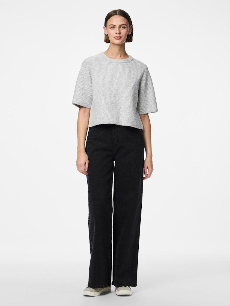Pulls - Pcsilly Ss O-Neck Knit Noos van Pieces