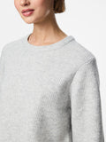 Light grey melange Pulls - Pcsilly Ss O-Neck Knit Noos van Pieces