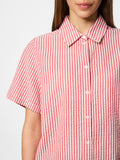 Goji Berry Cloud Dancer Tops - Pcsally Ss Shirt Noos van Pieces