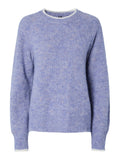 Pulls - Pcivy Ls O-Neck Contrast Knit Noos van Pieces