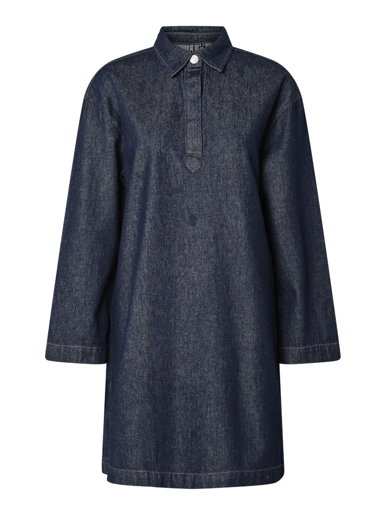 Jurken - Pckenya Ls A-Shape Denim Dress Noos van Pieces