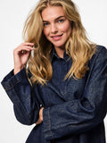 Jurken - Pckenya Ls A-Shape Denim Dress Noos van Pieces