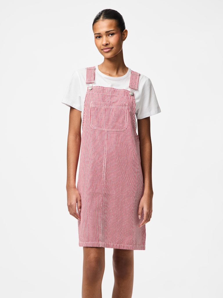 Jurken - Pcallo Dungaree Dress D2D van Pieces