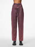 Tawny Port Jeans - Pcdria Hw Straight Denim Pants D2D van Pieces