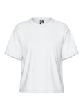 Bright White T-shirts - Pcskylar Ss Tee Noos - SS25 van Pieces