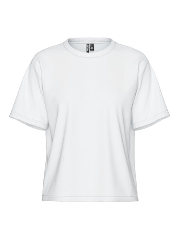 Bright White T-shirts - Pcskylar Ss Tee Noos - SS25 van Pieces