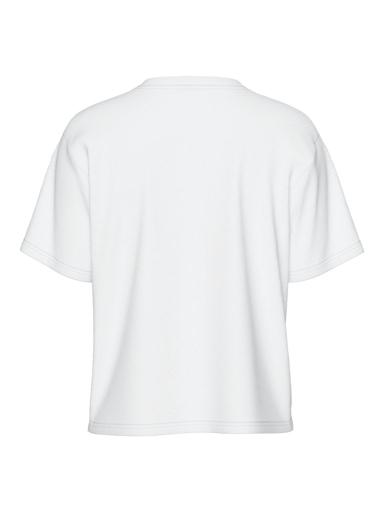 Bright White T-shirts - Pcskylar Ss Tee Noos - SS25 van Pieces