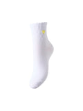 Bright White Golden kiwi heart ONE SIZE Sokken - Pcmova Socks van Pieces