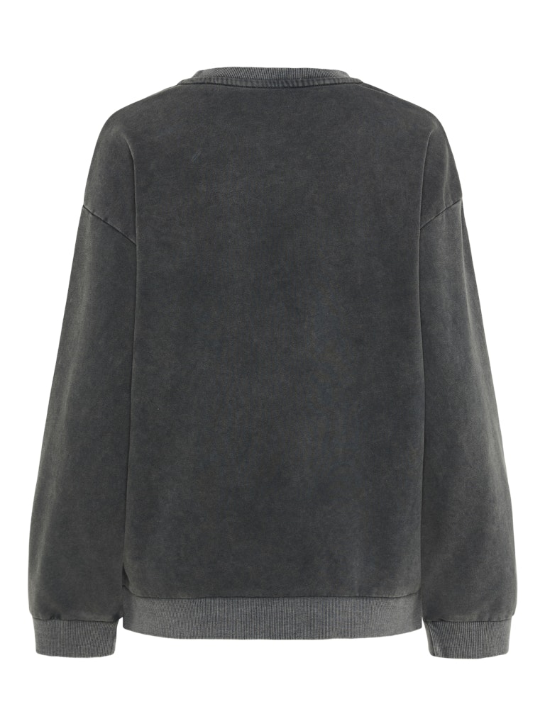 Black WASHED SANTA MONICA Sweaters - Pcallie Sweat van Pieces