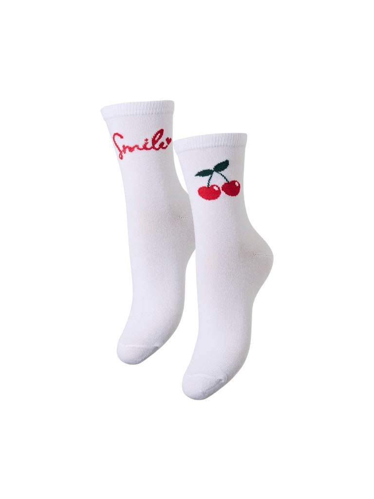 Bright white ONE SIZE Sokken - Pcsinne 2-Pack Socks van Pieces
