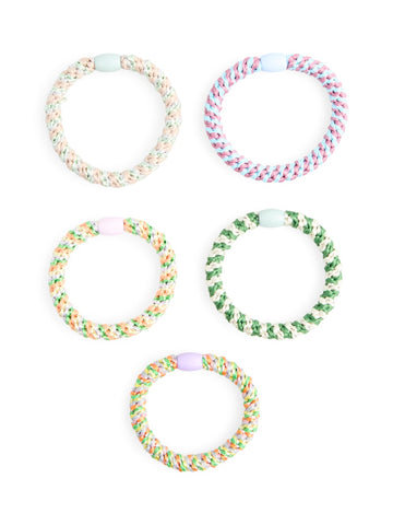 Jolly green ONE SIZE Andere accessoires - Pcjasmina Hair Elastic 5-Pack D2D van Pieces
