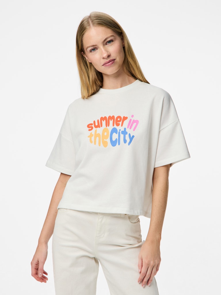 Sweaters - Pcchilli Summer 2/4 Loose Print Sweat van Pieces