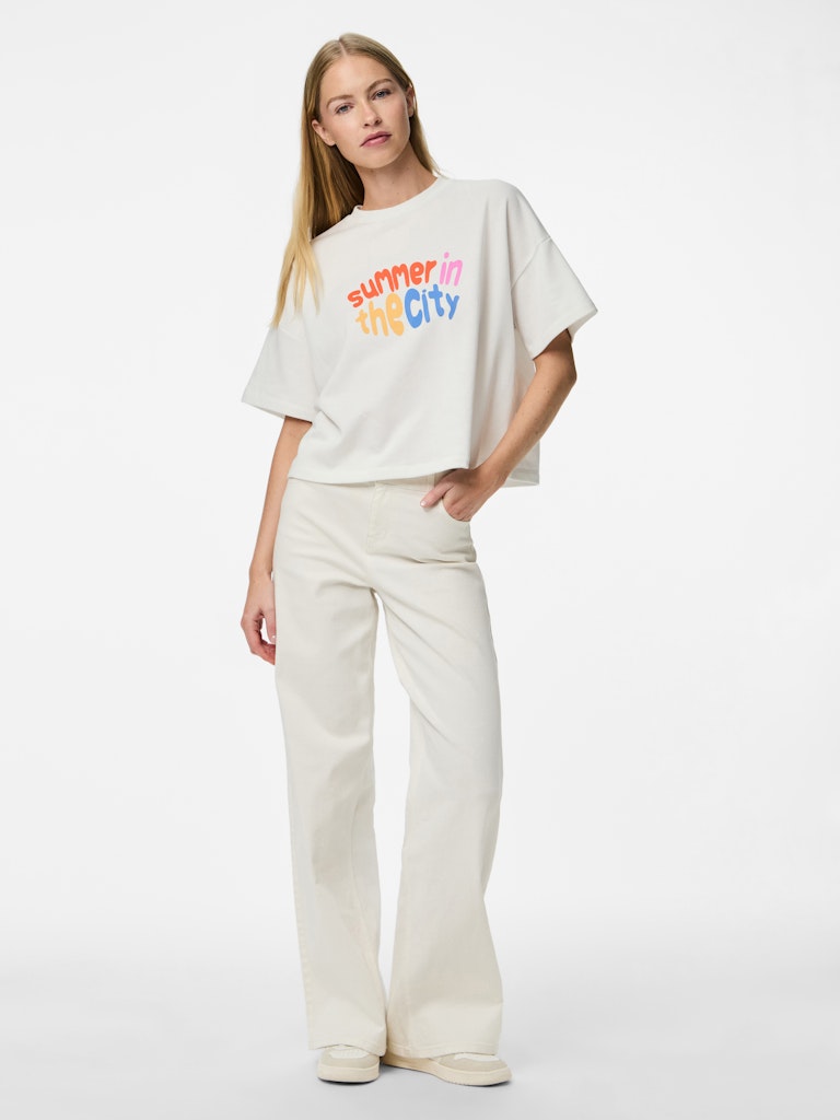 Sweaters - Pcchilli Summer 2/4 Loose Print Sweat van Pieces