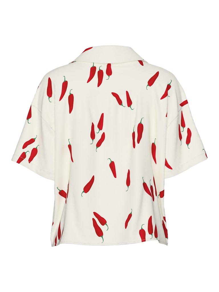 Cloud dancer peppers Shirts - Pcnya 2/4 Shirt Peppers van Pieces
