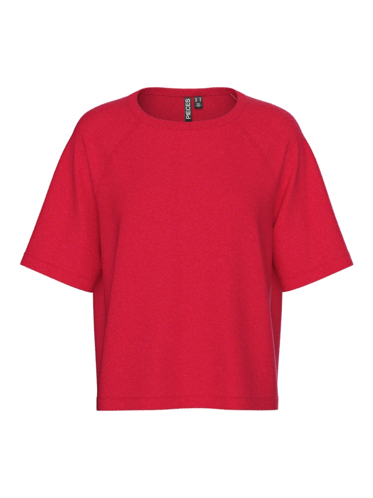Lollipop MELANGE Pulls - Pcbree Ss O-Neck Knit Noos van Pieces