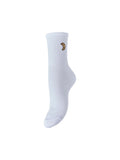 Bright white croissant ONE SIZE Sokken - Pcmolly Embroidery Socks D2D van Pieces