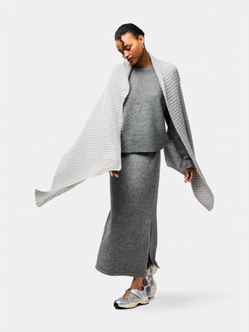 Pcpyron Structured Long Scarf Noos - AW26