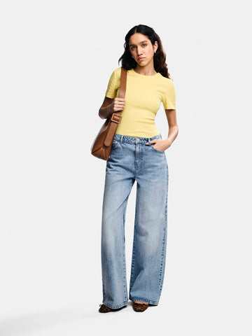 Pcselma Hw Wide Jeans Lb Noos