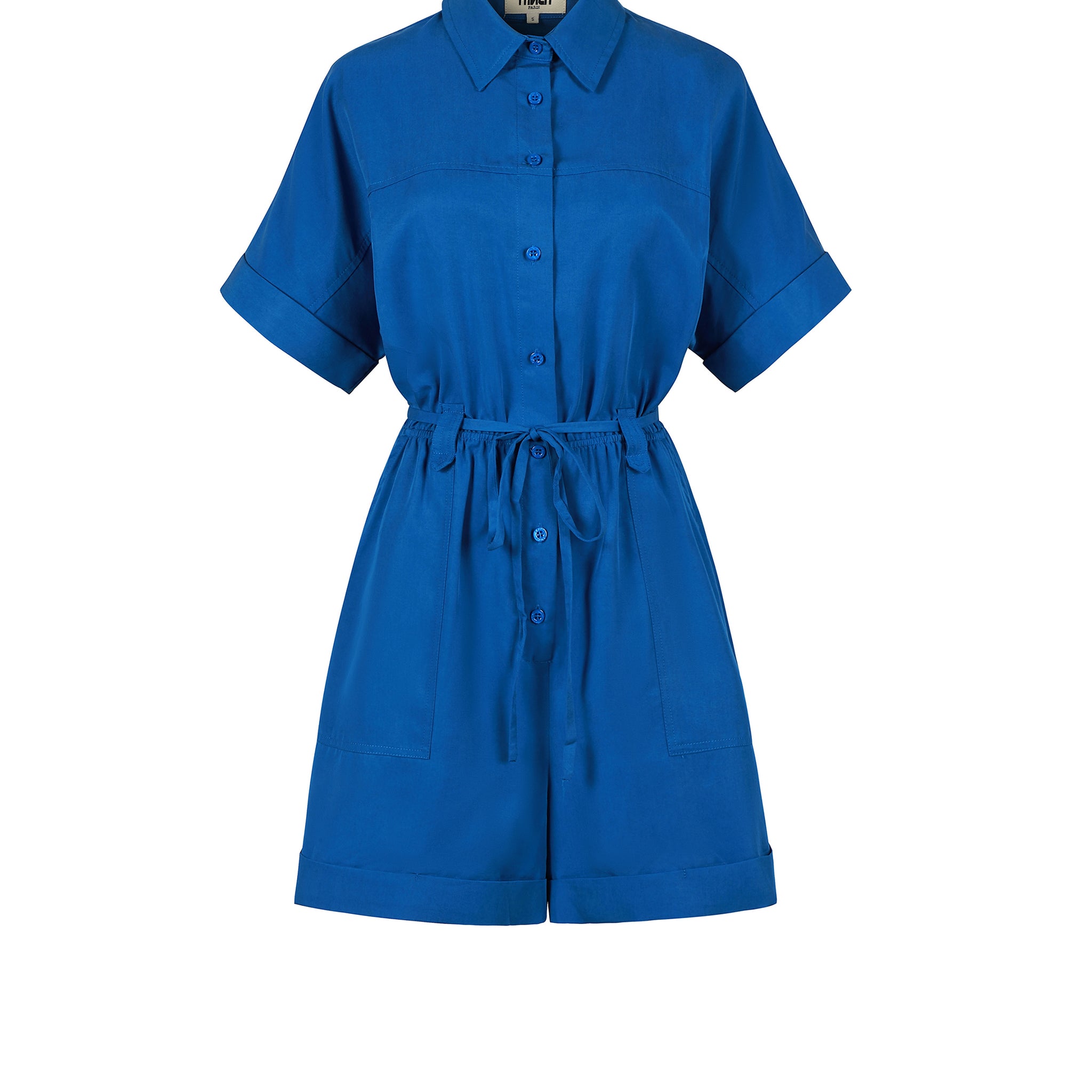 Bleu Electrique Playsuits - Lily Combishort van FRNCH