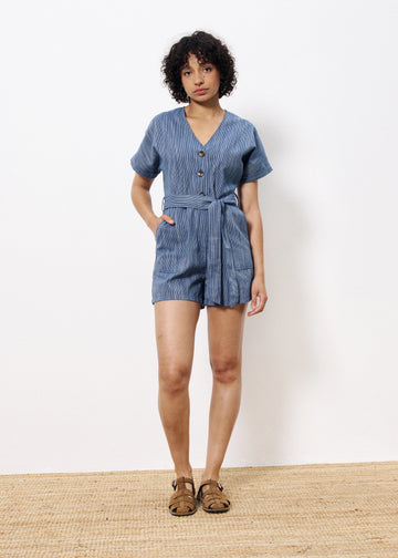 Bleu Marine Playsuits - Adila Combishort van FRNCH