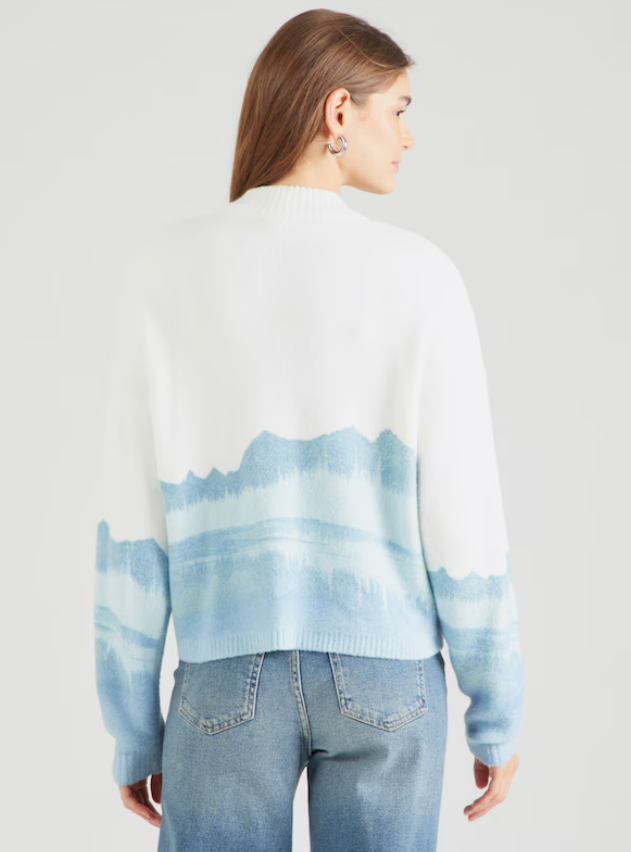 Cloud Dancer Pulls - Pcnebraska Ls High Neck Knit van Pieces