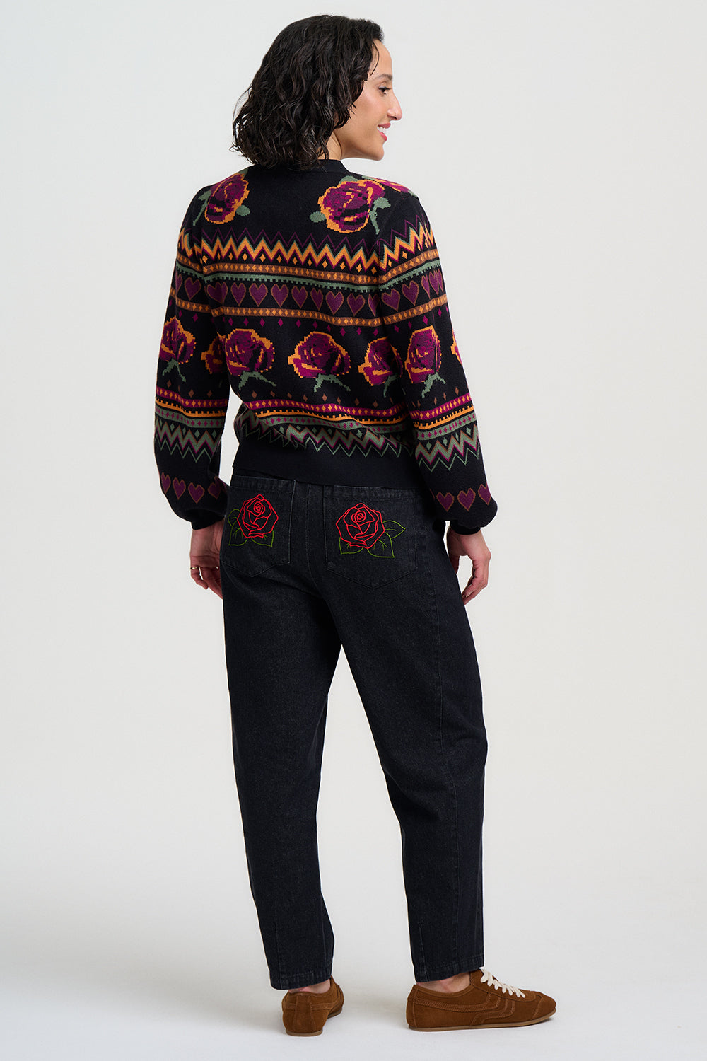 Adrian Cardigan roses