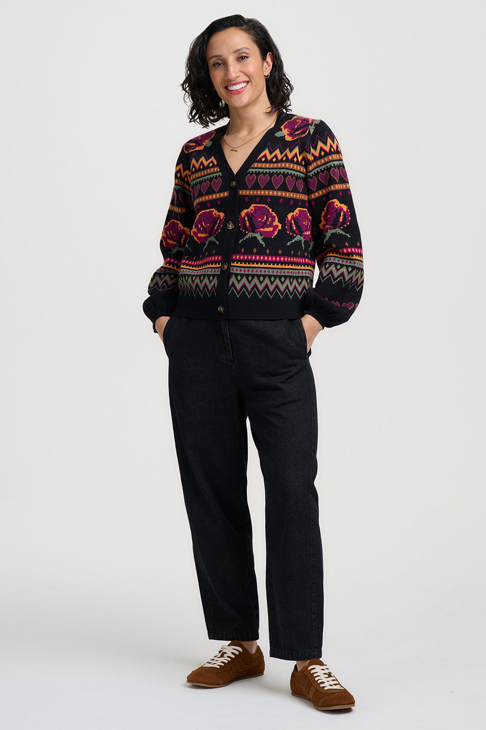 Adrian Cardigan roses