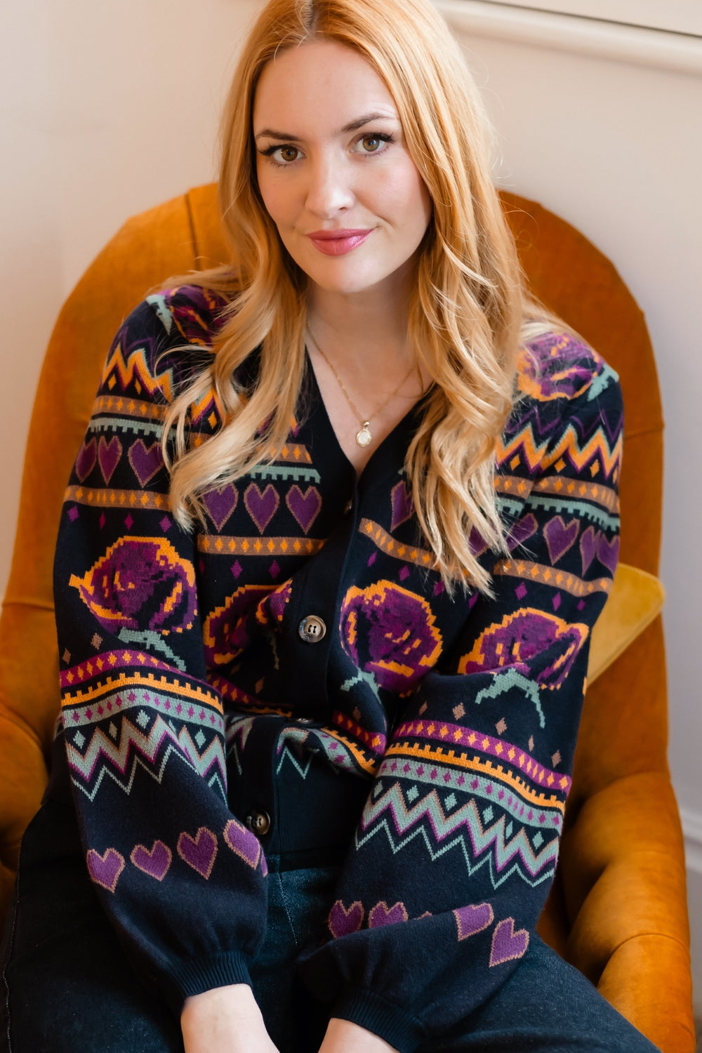 Adrian Cardigan roses
