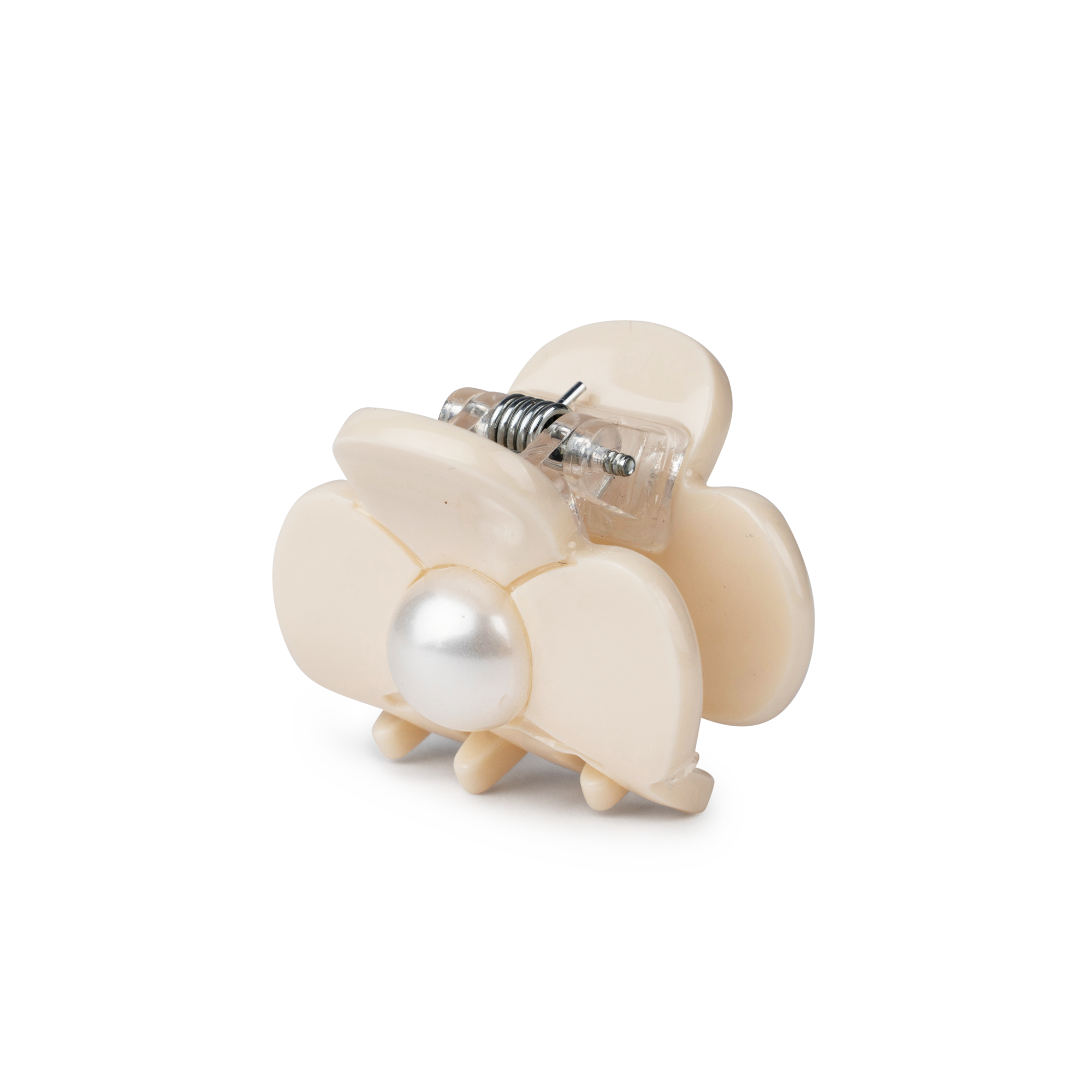 Off White Mini Haar Accessoires - Three-leaf Clover Pearly Mini van SUI AVA