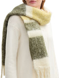 green stripe scarf ONESIZE Sjaals - scarf brushed colorblock van Tom Tailor