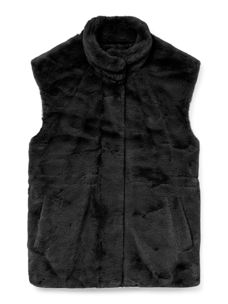 Jassen - Vmsonjapoppy Faux Fur Waistcoat van Vero moda