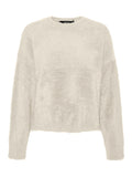 Birch Pulls - Vmalina Ls O-Neck Boxy Pullover van Vero moda