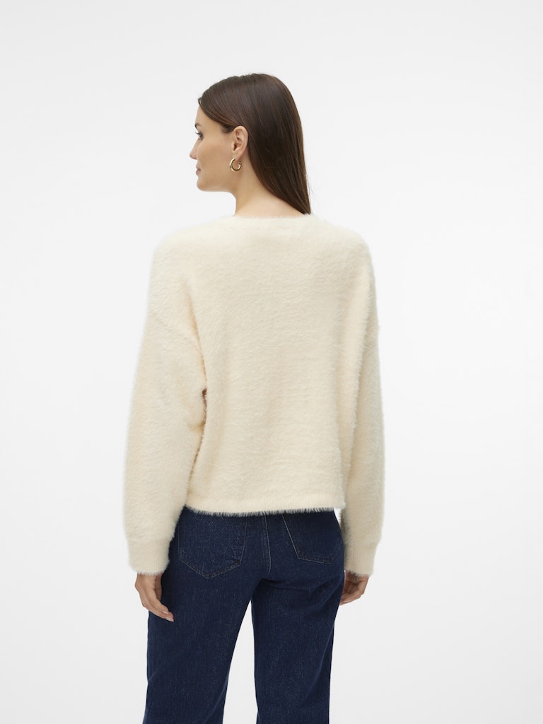 Pulls - Vmalina Ls O-Neck Boxy Pullover van Vero moda